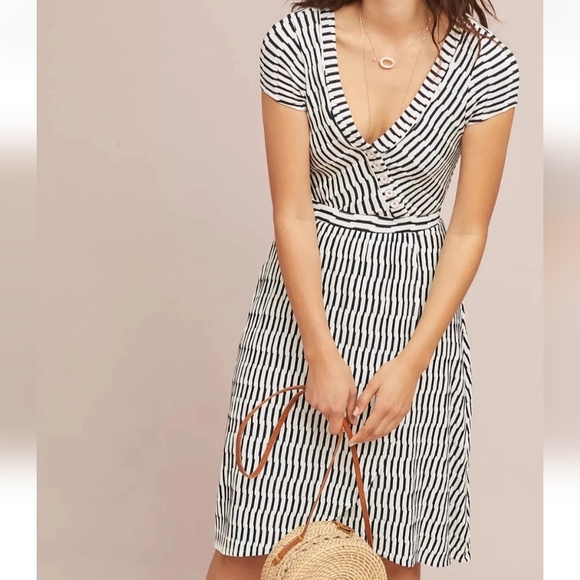 Maeve Anthropologie Paladino Textured Knit Dress - Picture 1 of 4